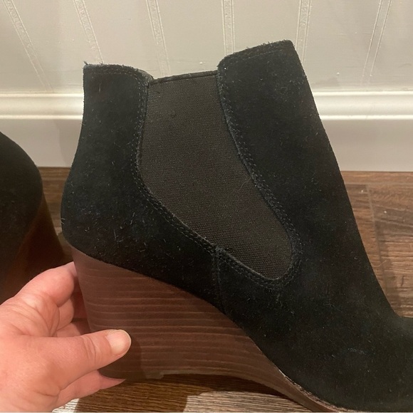 Lucky Brand Yamka Wedge Chelsea Boot in Black 9.5 - Picture 11 of 14